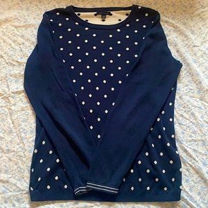 2/$35 Tommy Hilfiger Blue and White Sweater